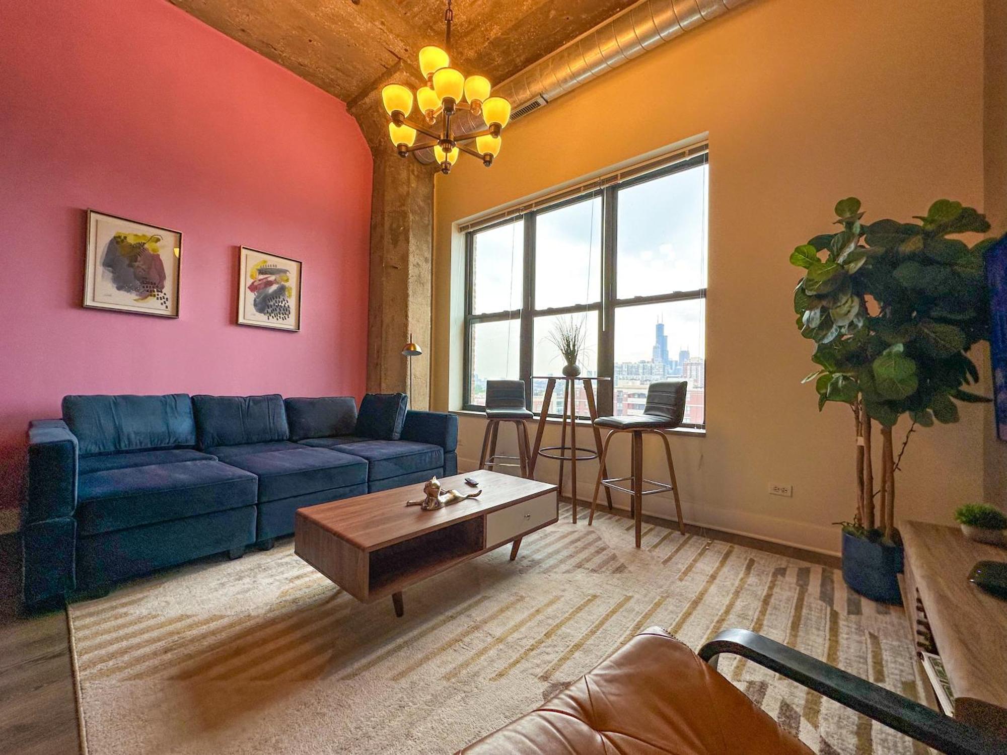 Modern 2Br Loft With Amazing City Skyline View And Optional Parking For 8 Guests Near Mccormick Place And Soldier Field Chicago Exterior foto